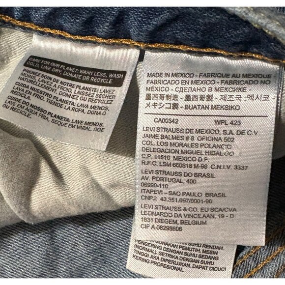 EXCELLENT Levis 511 Slim Fit Mens Jeans Brooklawn Distressed Denim 36 W x 34 L - Picture 8 of 10
